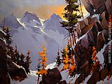 Michael O'Toole Precipice Tantalus painting